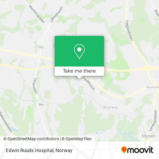 Edwin Ruuds Hospital map