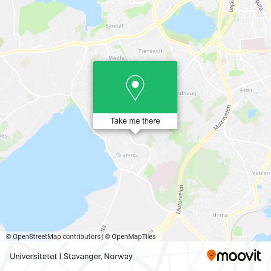 Universitetet I Stavanger map