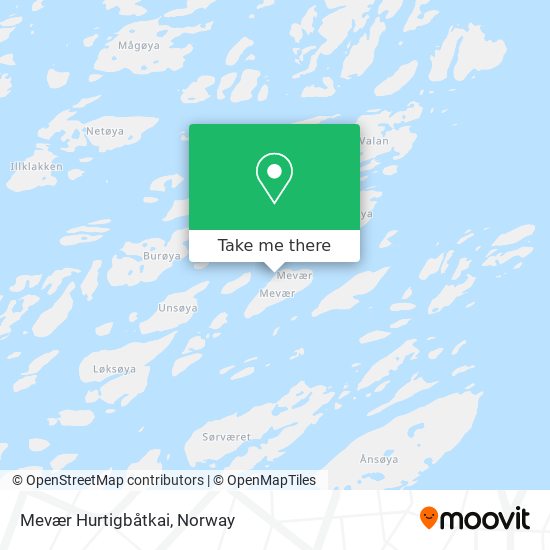 Mevær Hurtigbåtkai map