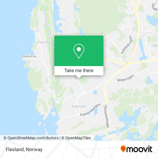 Flesland map