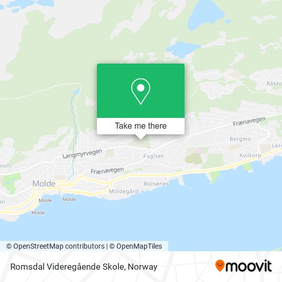 Romsdal Videregående Skole map