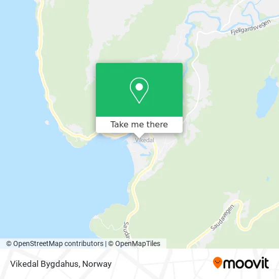 Vikedal Bygdahus map