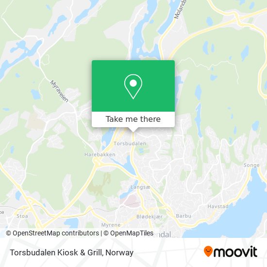 Torsbudalen Kiosk & Grill map