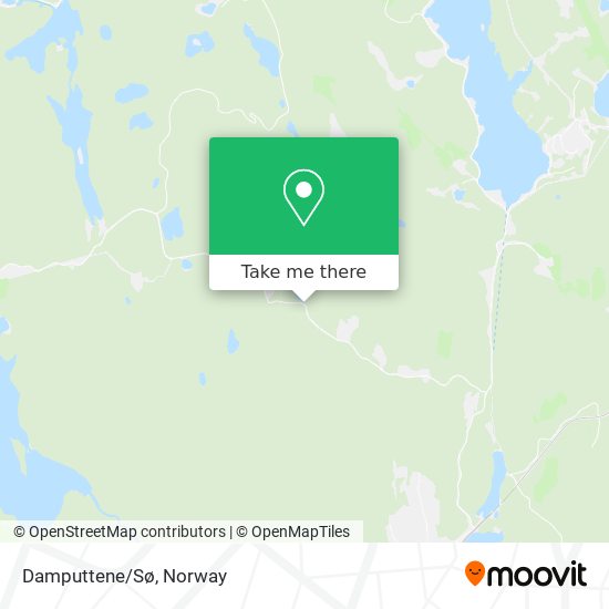 Damputtene/Sø map