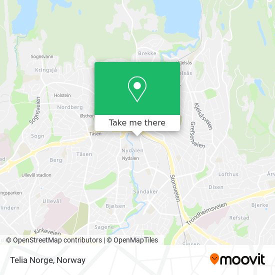 Telia Norge map