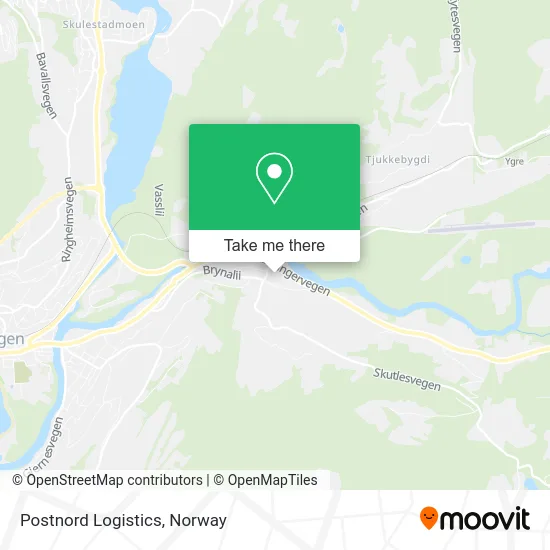 Postnord Logistics map