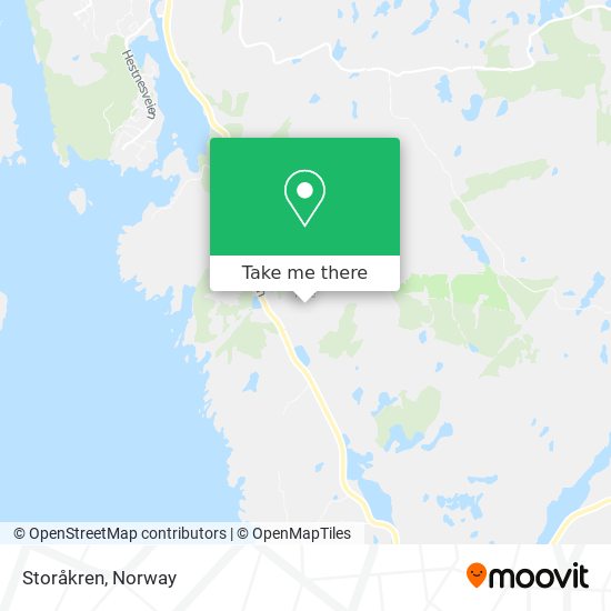 Storåkren map