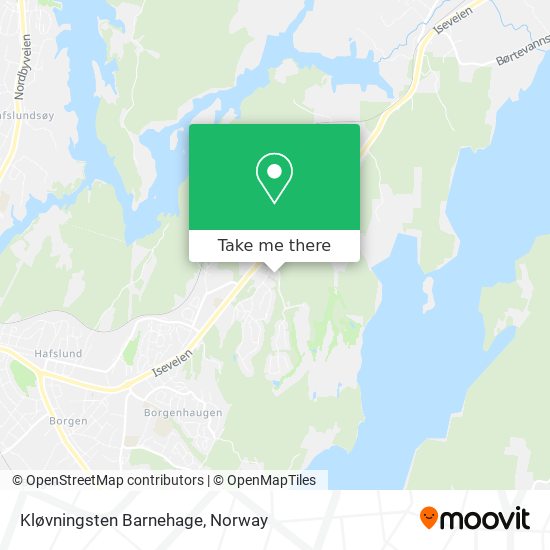 Kløvningsten Barnehage map
