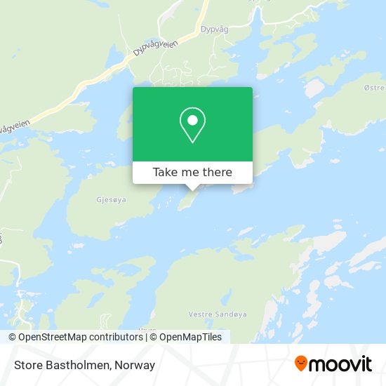 Store Bastholmen map