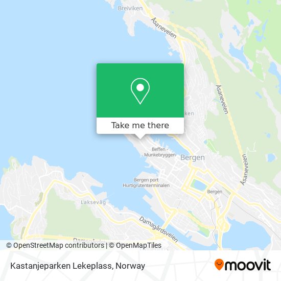 Kastanjeparken Lekeplass map