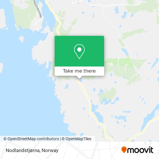 Nodlandstjørna map