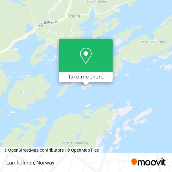 Lamholmen map