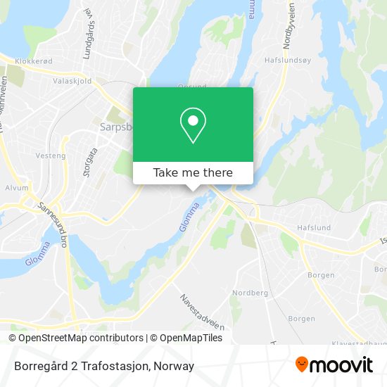 Borregård 2 Trafostasjon map