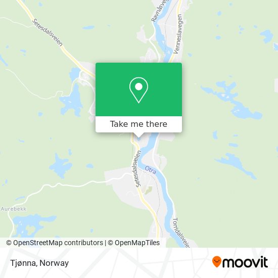 Tjønna map