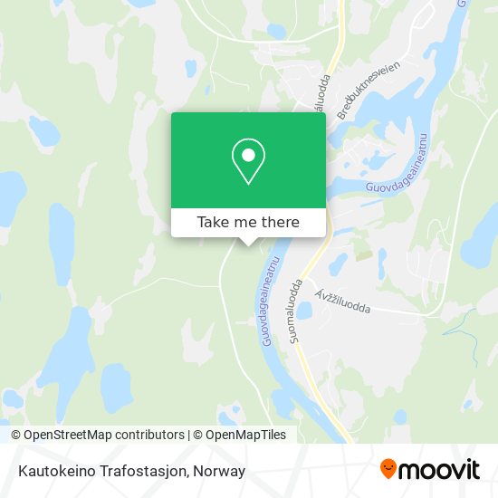 Kautokeino Trafostasjon map