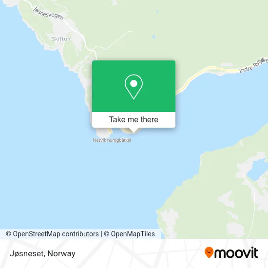 Jøsneset map