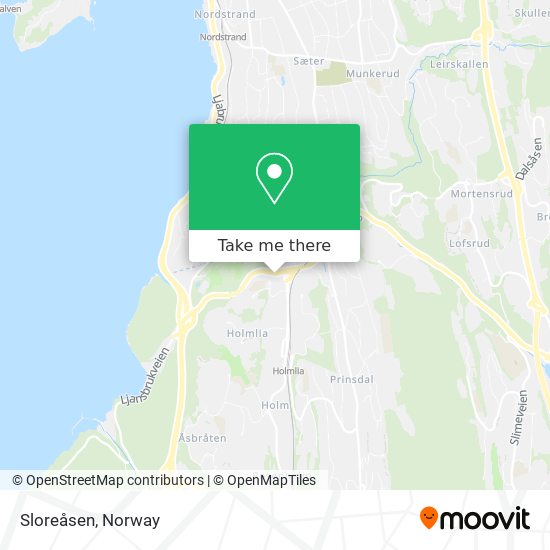 Sloreåsen map