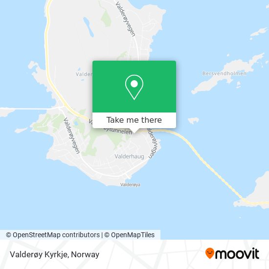 Valderøy Kyrkje map