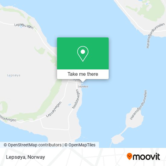 Lepsøya map