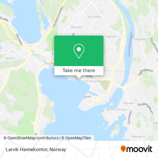 Larvik Havnekontor map