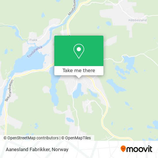 Aanesland Fabrikker map