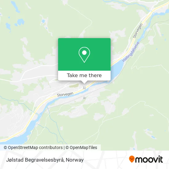 Jølstad Begravelsesbyrå map