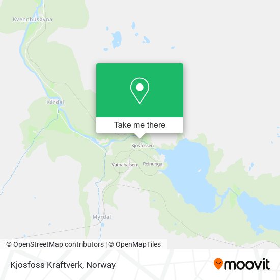 Kjosfoss Kraftverk map