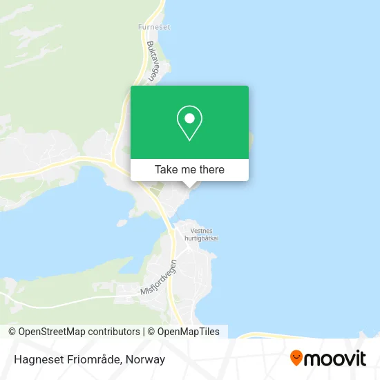 Hagneset Friområde map