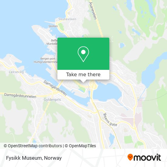 Fysikk Museum map