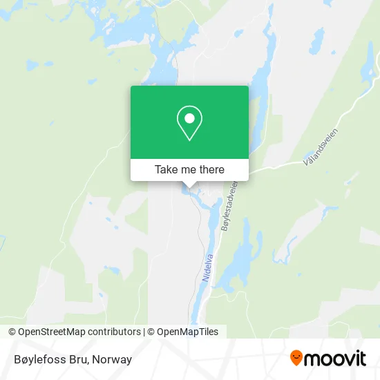 Bøylefoss Bru map