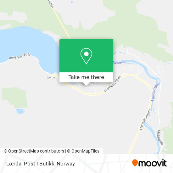 Lærdal Post I Butikk map