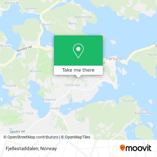 Fjellestaddalen map