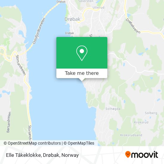 Elle Tåkeklokke, Drøbak map
