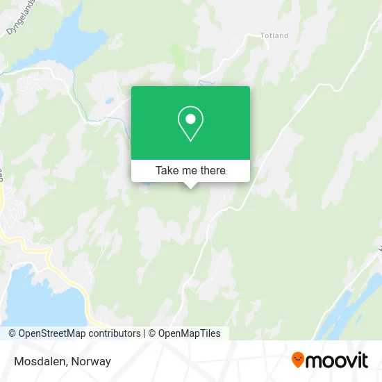 Mosdalen map