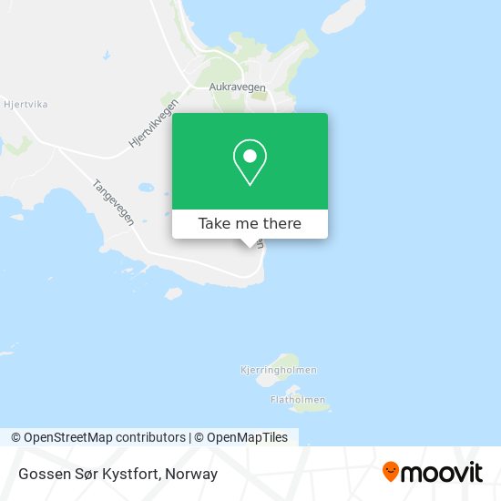 Gossen Sør Kystfort map