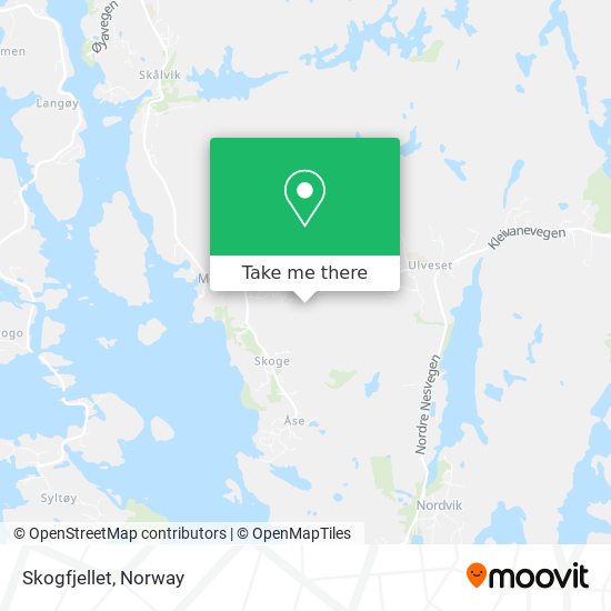 Skogfjellet map