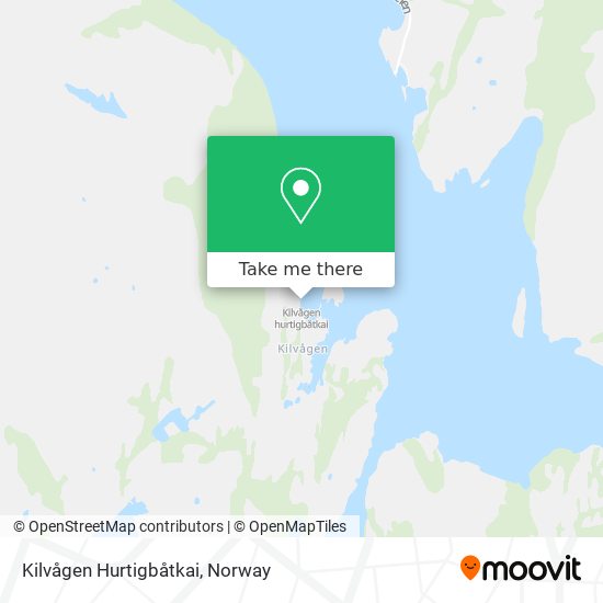 Kilvågen Hurtigbåtkai map