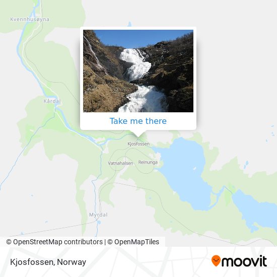 Kjosfossen map