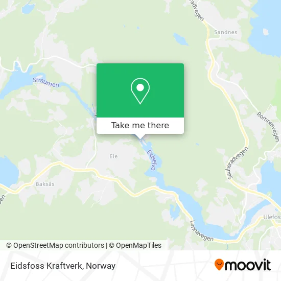 Eidsfoss Kraftverk map