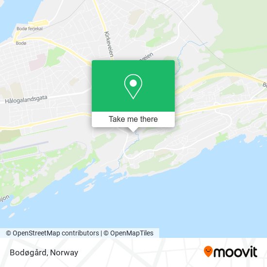 Bodøgård map
