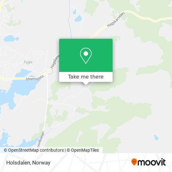 Holsdalen map
