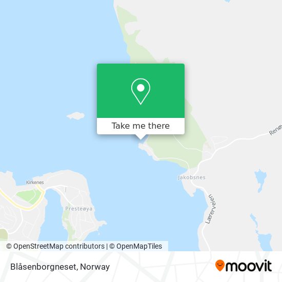 Blåsenborgneset map