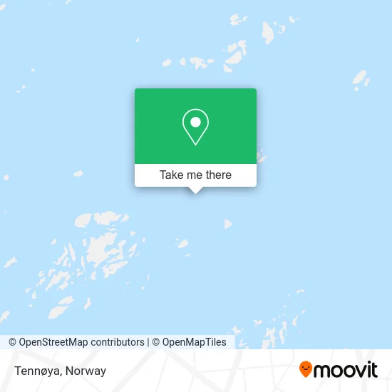 Tennøya map