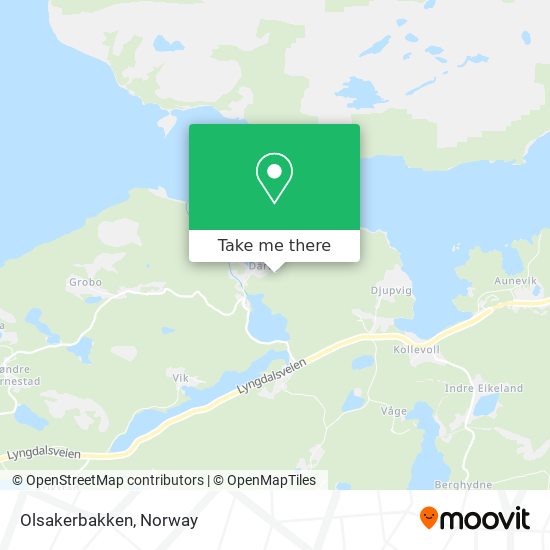 Olsakerbakken map