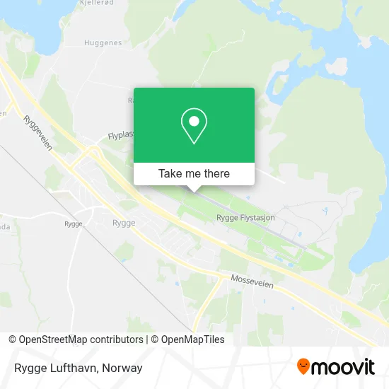 Rygge Lufthavn map