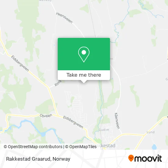Rakkestad Graarud map