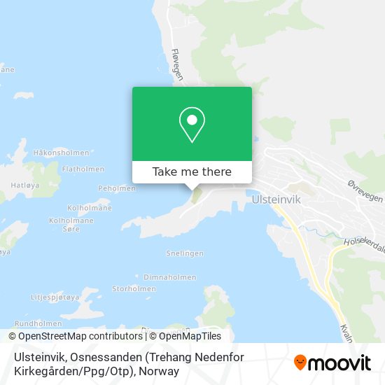 Ulsteinvik, Osnessanden (Trehang Nedenfor Kirkegården / Ppg / Otp) map