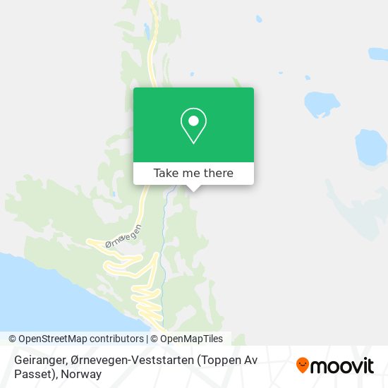 Geiranger, Ørnevegen-Veststarten (Toppen Av Passet) map