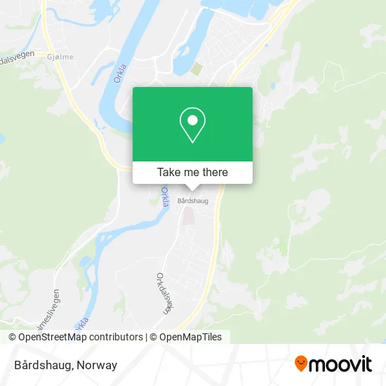 Bårdshaug map