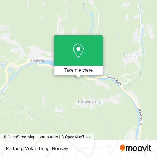 Rødberg Vokterbolig map